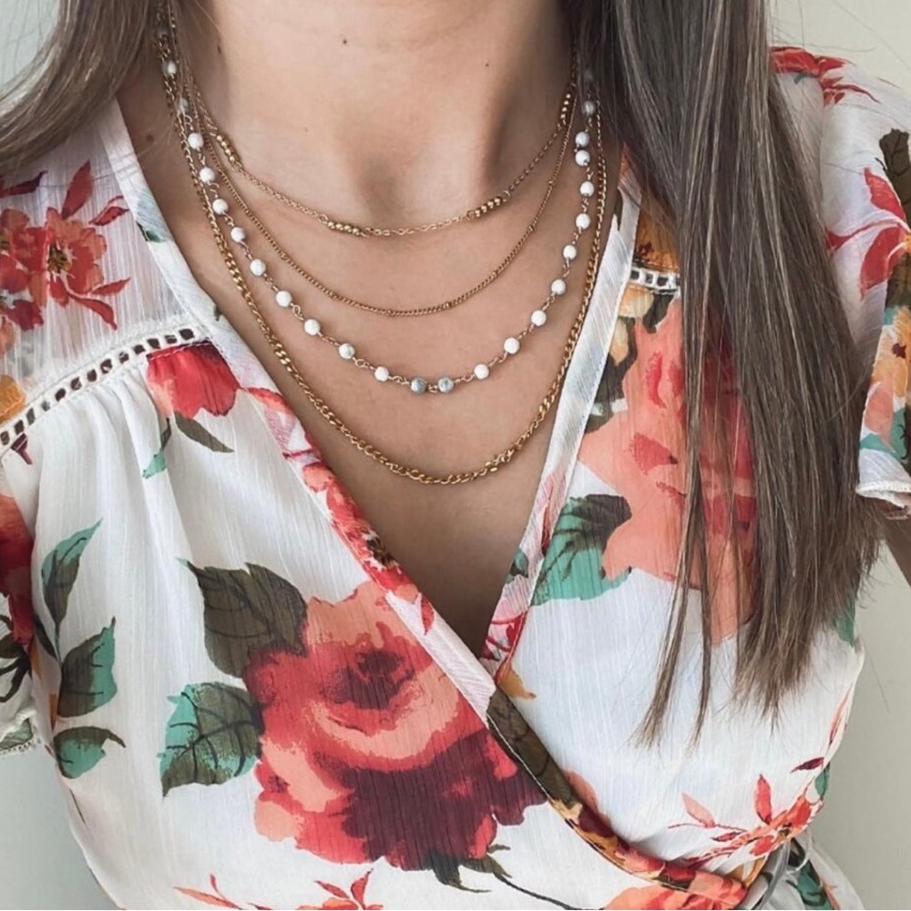 Kinsley Armelle Maker Collection 18k Gold Plated Curb Necklace 32” NWT Retail$40 - Picture 2 of 3